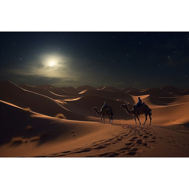 Desert at Night canvas